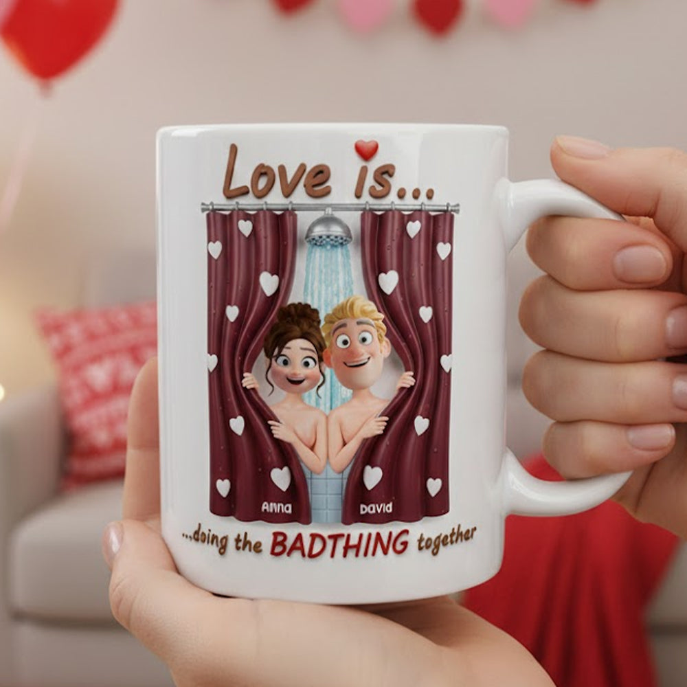 Naughty Couple Coffee Mug - Personalized Gifts For Couples 03totn081225-Homacus