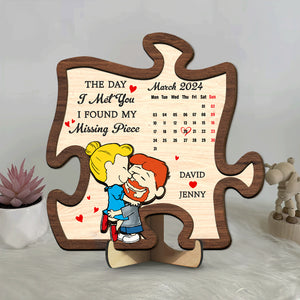 Personalized Gifts For Couple Wood Sign 02xqtn161224hg Found My Missing Piece-Homacus