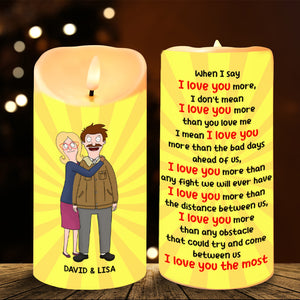 Personalized Gifts For Couple LED Candle 03TOMH251224HG-Homacus