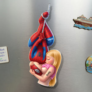 Trouble Together Couple Fridge Magnet - Personalized Gift For Couples 03HUQN290626