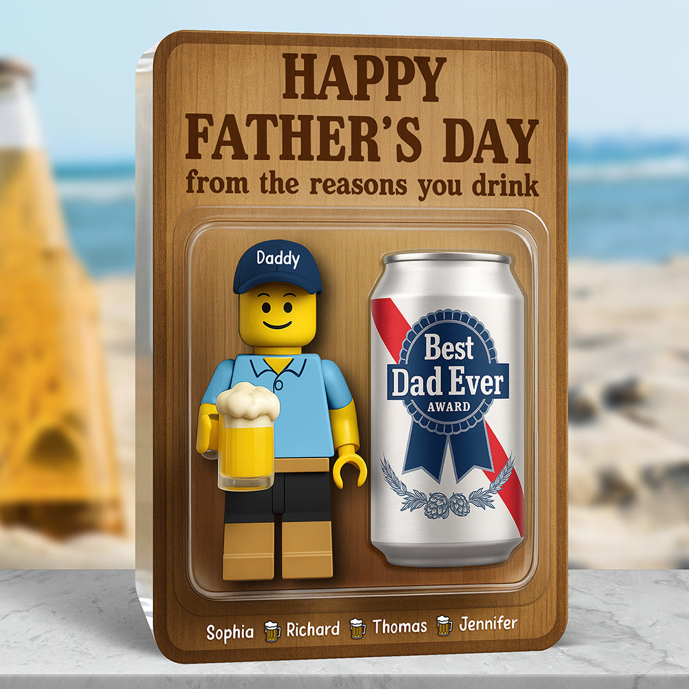 Best Dad Ever Reward Acrylic Plaque - Personalized Gifts For Father 01NAQN260425-Homacus