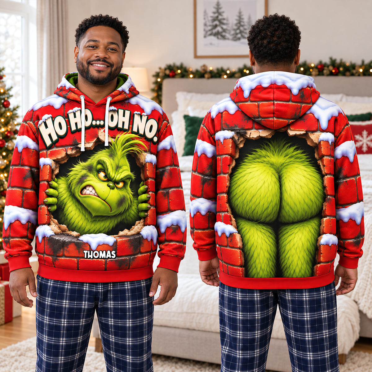 Holiday Character Hoodie - Personalized Christmas Gifts 07haqn300926-Homacus