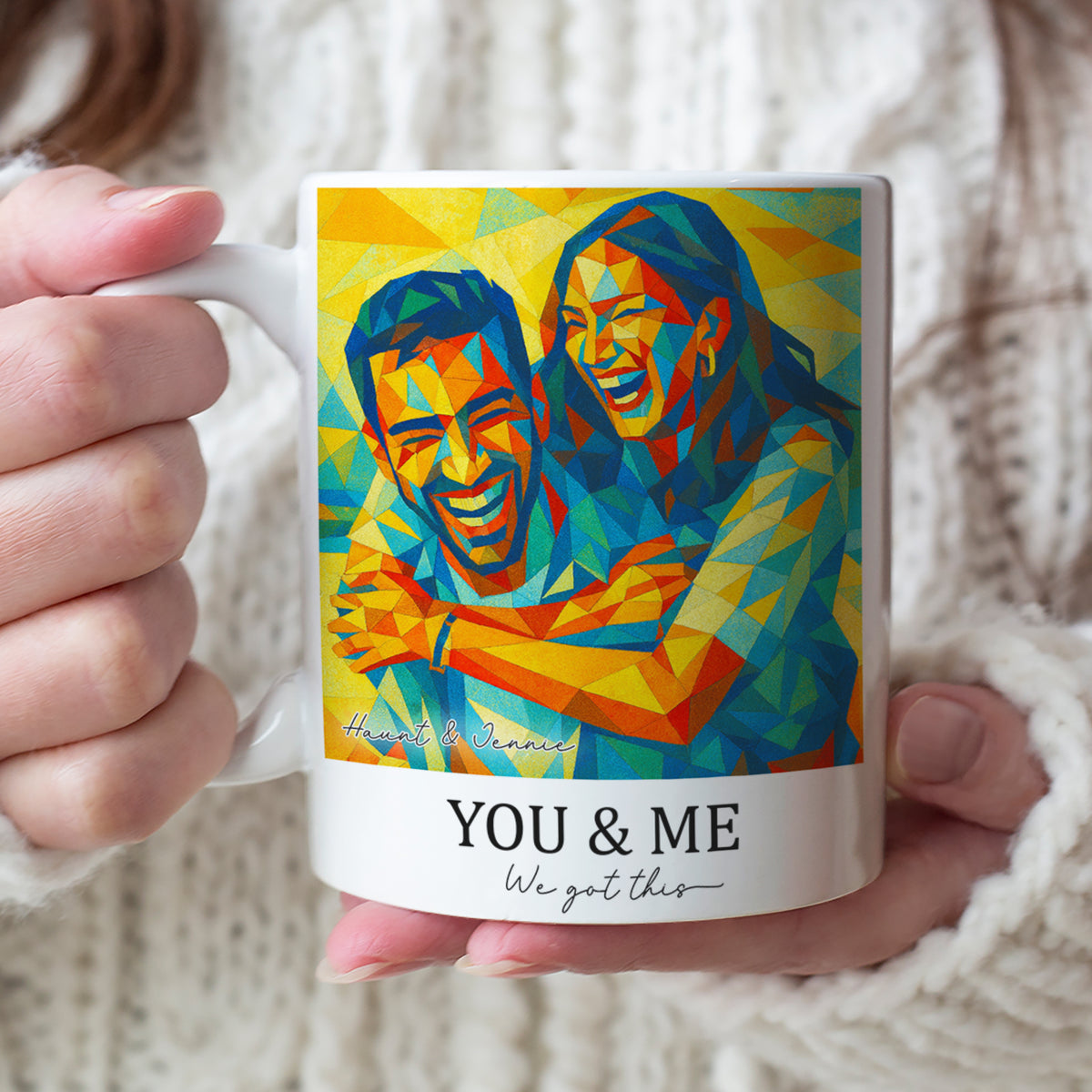 Cubism Art Mug Custom Photo Gifts For Art Lovers 05OHLU230725-Homacus