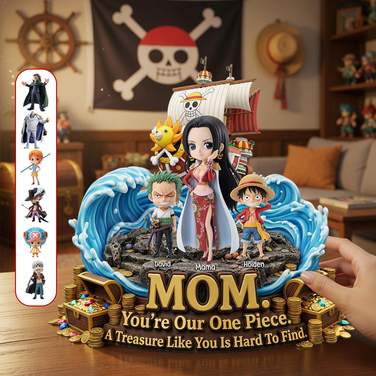 Sea Adventure Mom Acrylic Plaque - Personalized Gifts For Mother's Day Plaque 041HUMG250326-Homacus