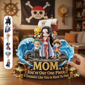 Sea Adventure Mom Acrylic Plaque - Personalized Gifts For Mother's Day Plaque 041HUMG250326-Homacus