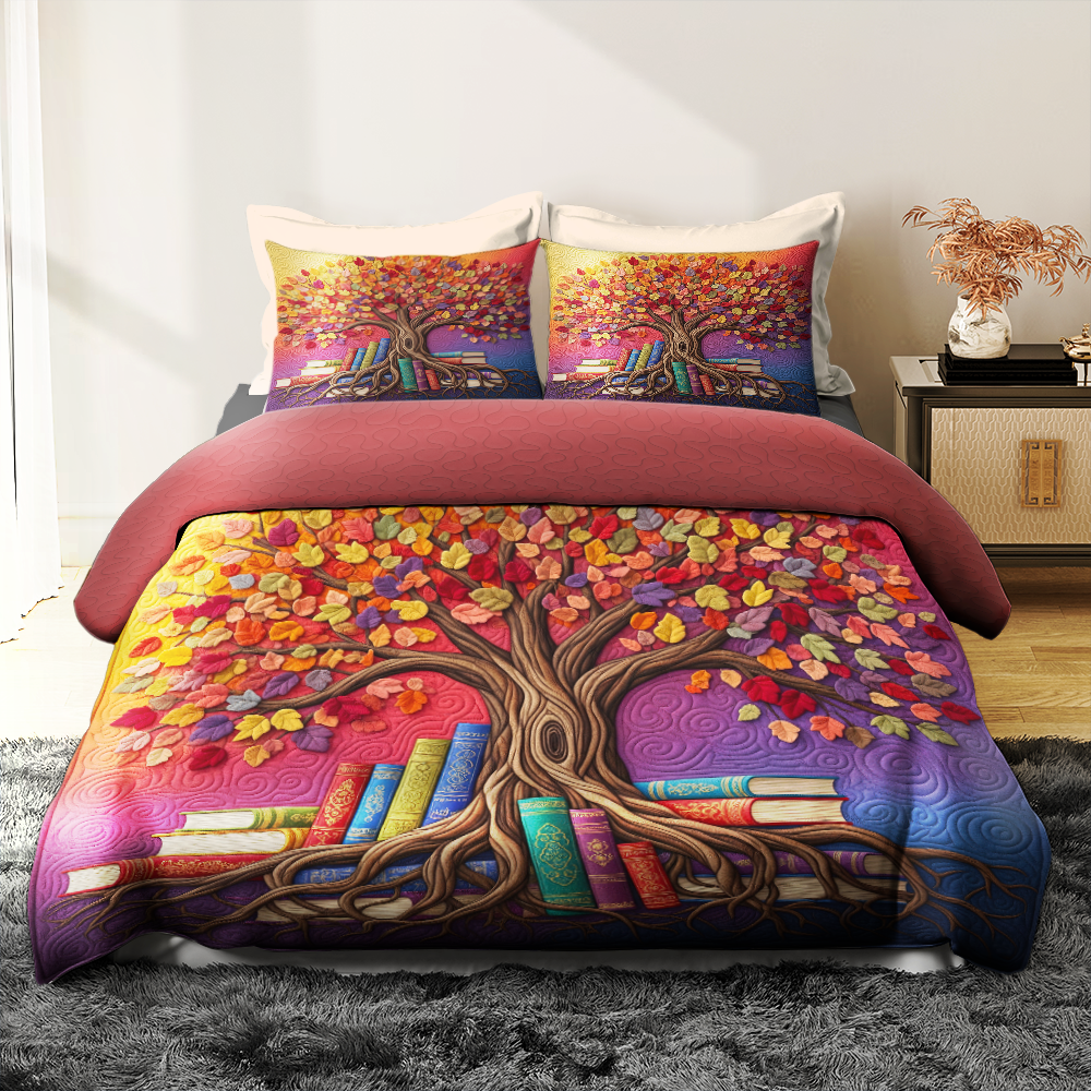 Reading Book Quilt Bed Set - Gifts For Book Lovers 07hupu040625-Homacus