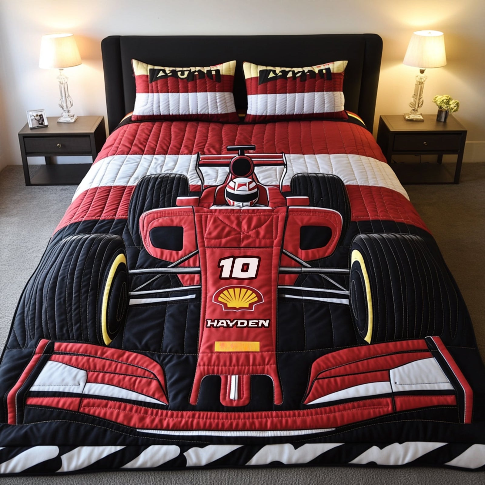 Speed Car Adventure Quilt Bed Set Special Line - Personalized Gift For Racing Lovers 01TGLU110725-Homacus