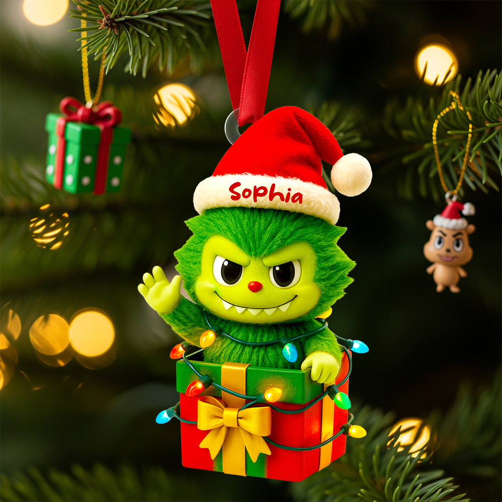 Santa’s Little Ornament Personalized Christmas Gifts 03PGDT180825-Homacus
