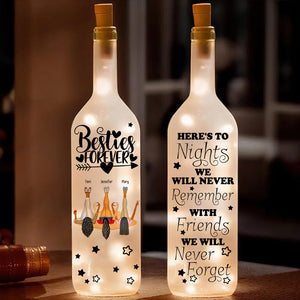 Personalized Gifts For Friend Bottle Lamp Besties Forever 02HUDT190225HH-Homacus