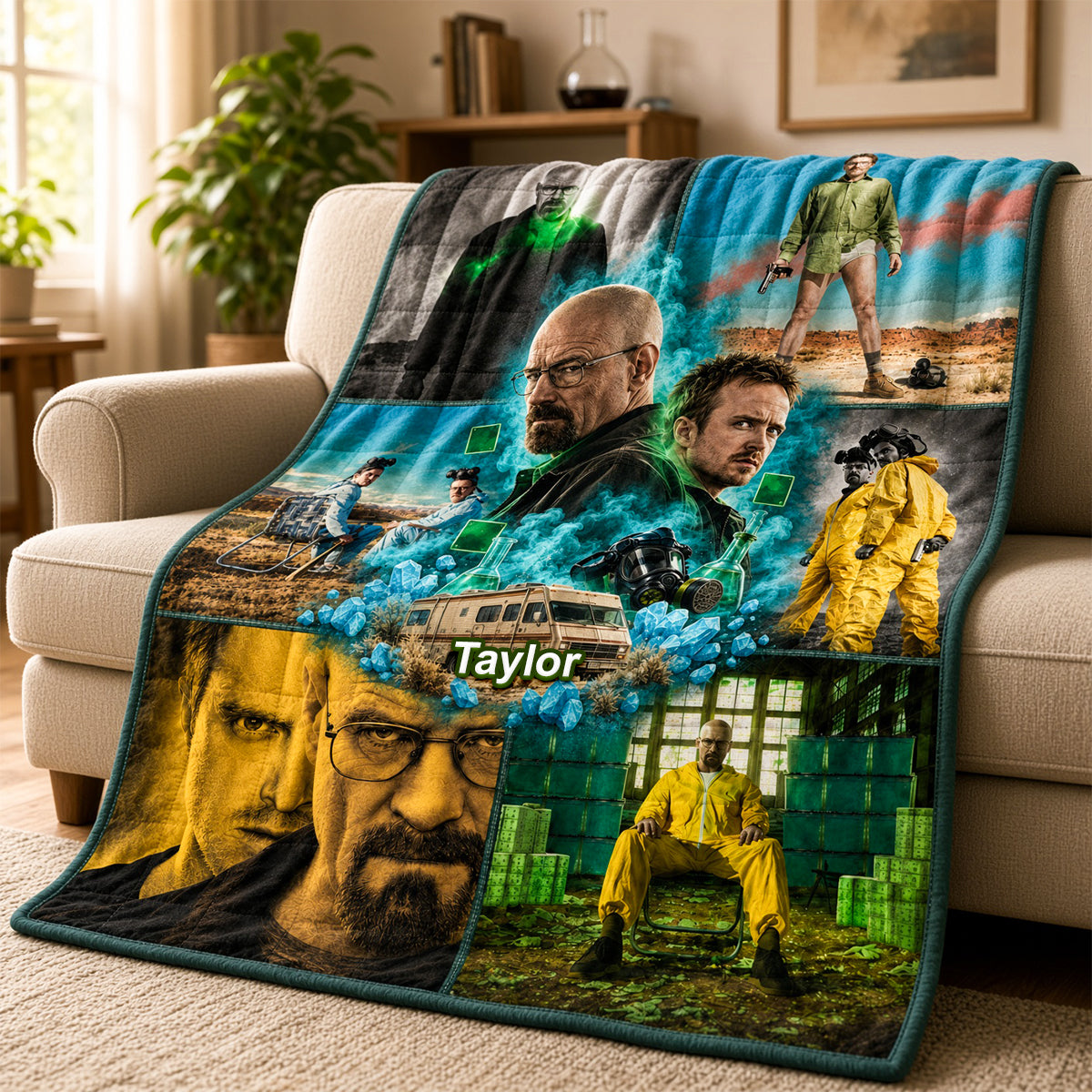 Chemistry Crime Blanket - Personalized Gifts For Couple 04nadh051026-Homacus