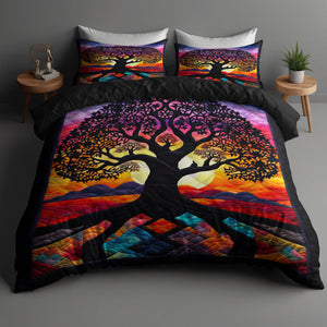 Tree Of Life Quilt Bed Set 021HUDT170125-Homacus