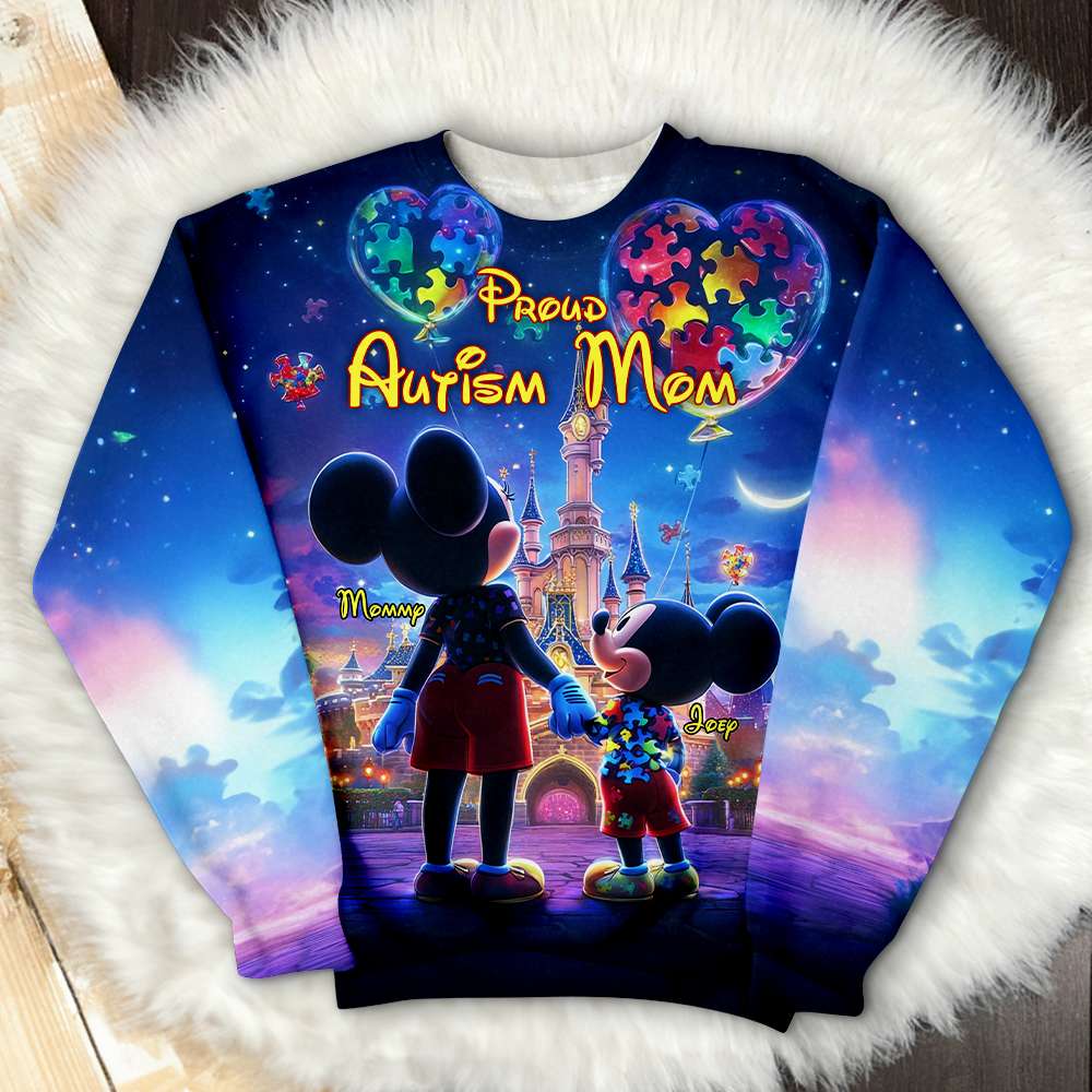 Personalized Gifts For Autism Mom 3D Shirt, Dreamy Landscapes In Magical World 03TGLU100325-Homacus