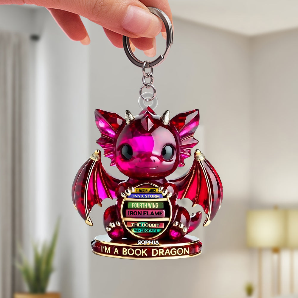 Book Lovers Keychain - Personalized Gifts For Book Lovers 04tgtn050625-Homacus