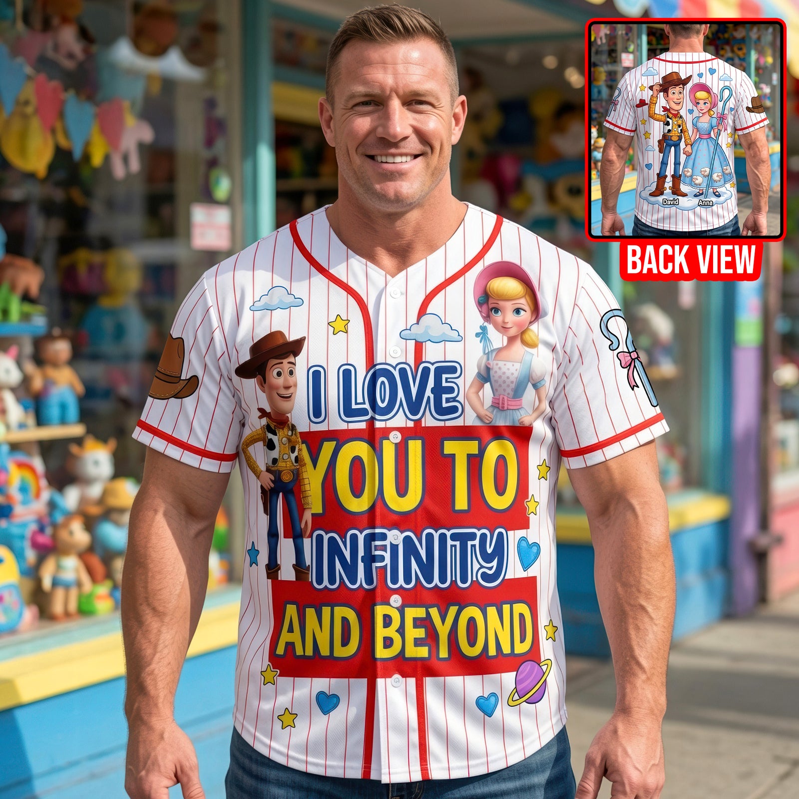 Couple Forever Baseball Jersey - Personalized Gifts For Couple 02NAQN190626-Homacus