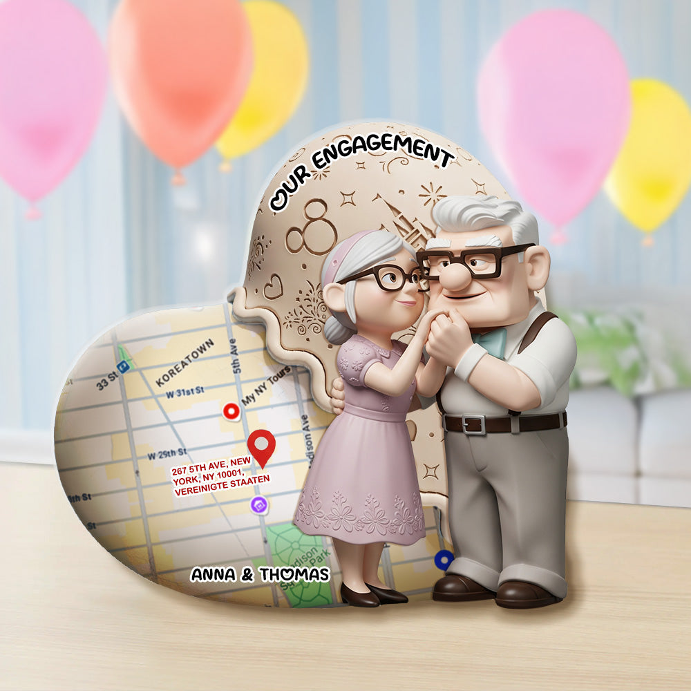 Old Couple Plaque - Personalized Gifts For Couple 01ohmg170725-Homacus