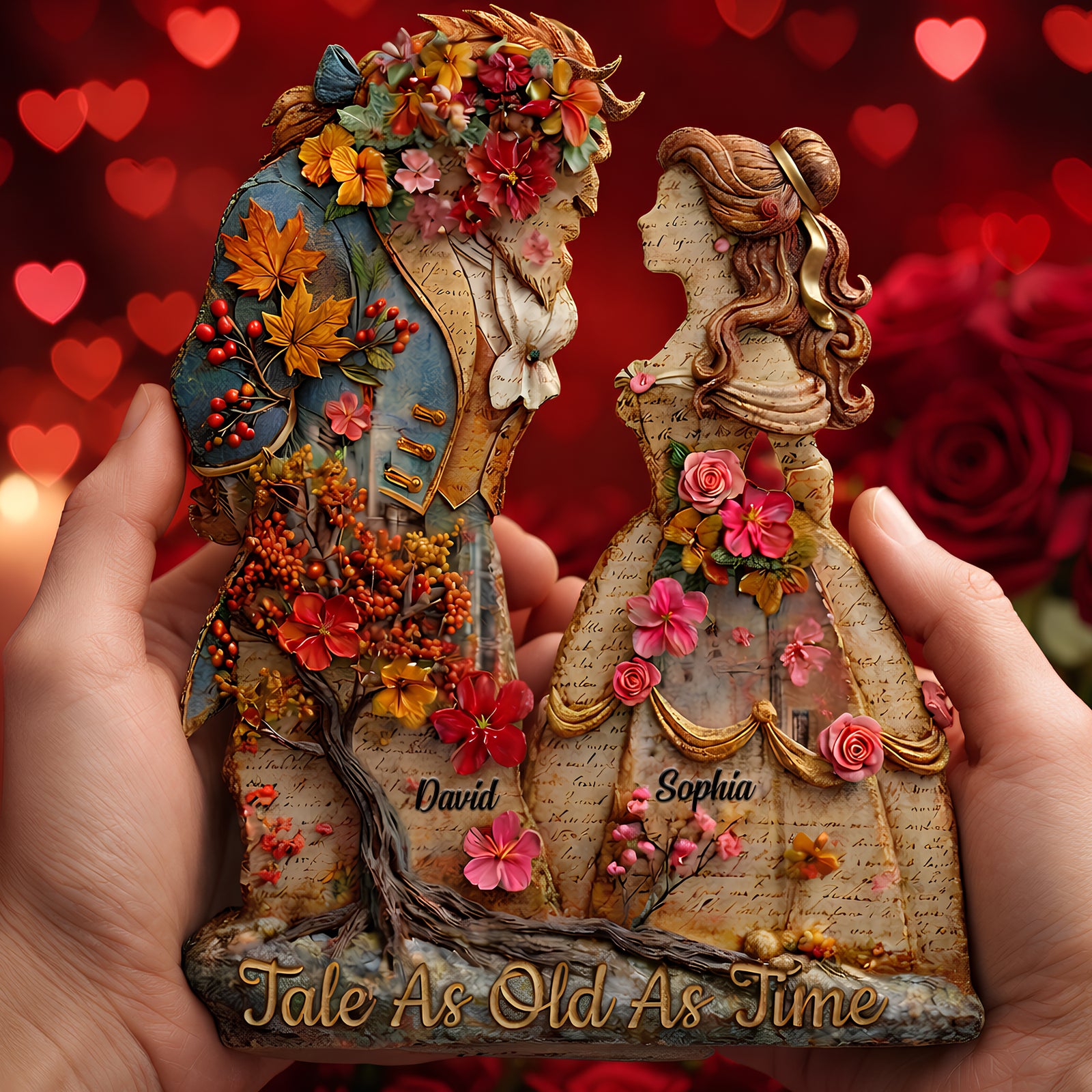 Classic Romance Acrylic Plaque - Personalized Gifts For Couple 01TODT260126-Homacus