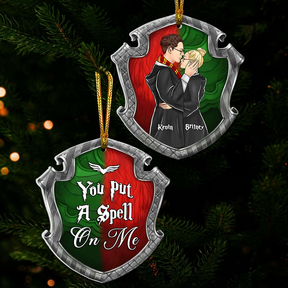 Personalized Gift For Couple, Christmas Ornament 04HUDT240924 You Put A Spell On Me-Homacus