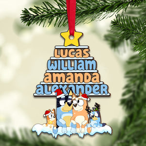 Personalized Gifts For Family Christmas Ornament 04natn210824-Homacus