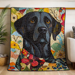 Labrador Retriever Dog Christmas Quilt Bed Set Gifts For Dog Lovers 02HUDT051124-Homacus