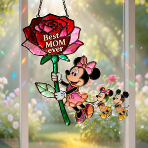 Mama’s Little Joys Suncatcher - Personalized Gifts For Mom 06TGLU080426-Homacus