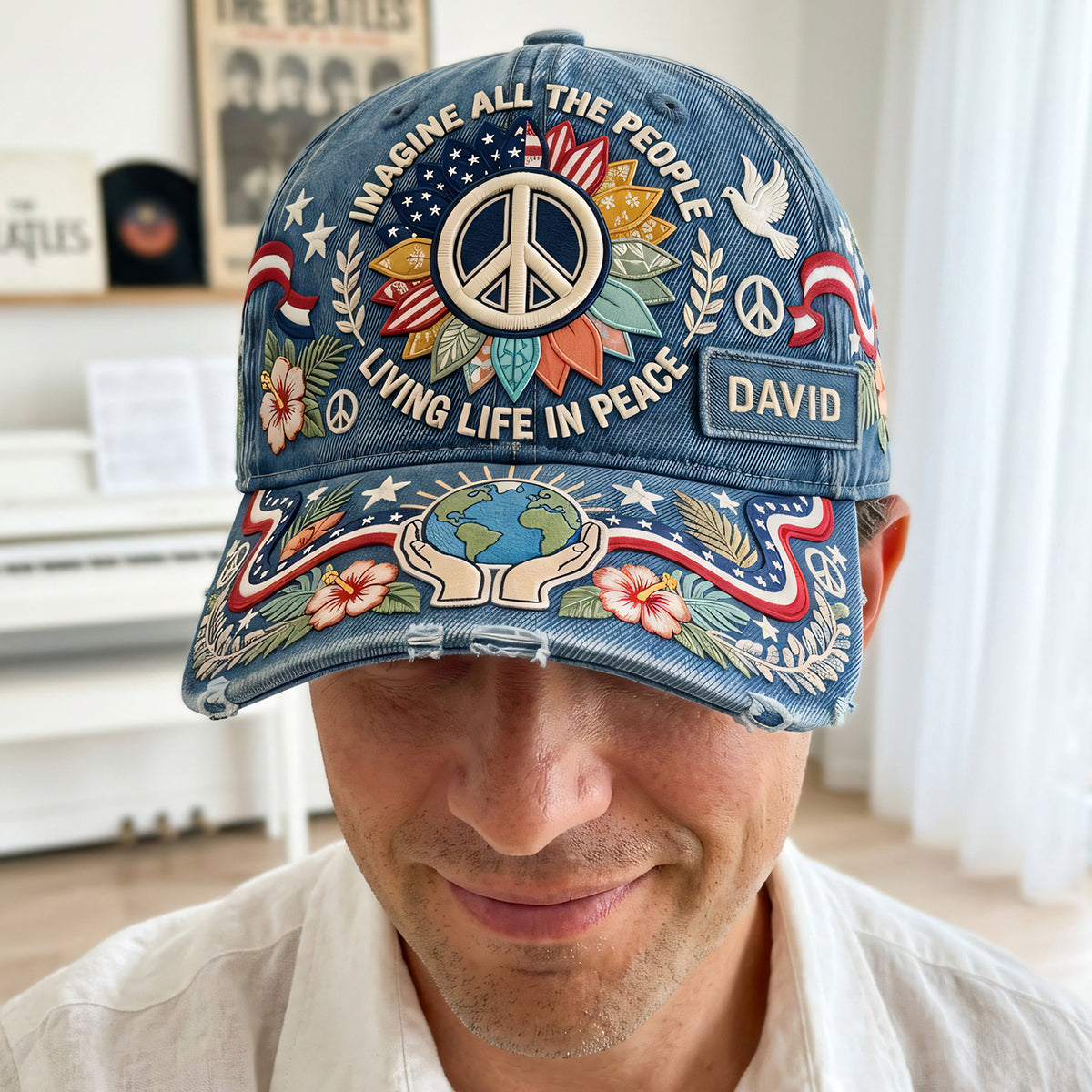 Peace Baseball Classic Cap - Personalized Gifts 04pata010726-Homacus
