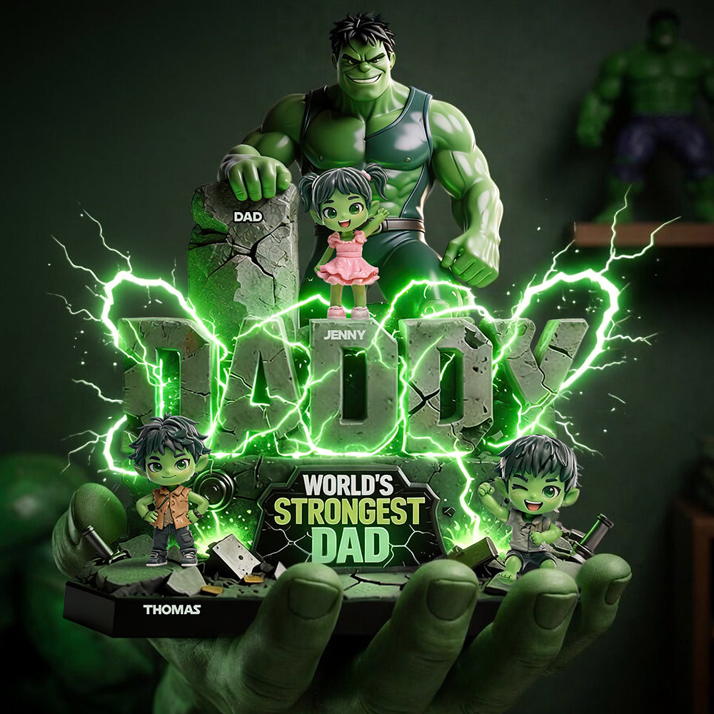 Green Giant Dad Acrylic Plaque - Personalized Gifts For Dad 05todt210526-Homacus