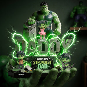 Green Giant Dad Acrylic Plaque - Personalized Gifts For Dad 05todt210526-Homacus