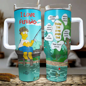 Personalized Gifts For Fishing Lovers Tumbler Handle 04TGMH220125HG-Homacus