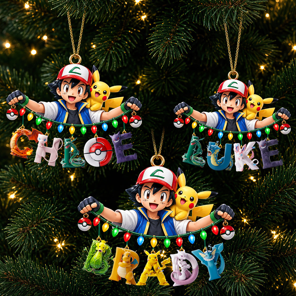 Adventure Alphabet Custom Name Ornament - Personalized Christmas Gifts 03ohdt240926-Homacus