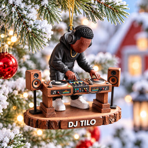 DJ Acrylic Ornament - Personalized Gifts For Christmas 04naqn100926