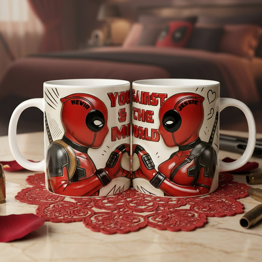 Hero Couple Coffee Mug Set - Personalized Gifts For Couple 01nata120126-Homacus