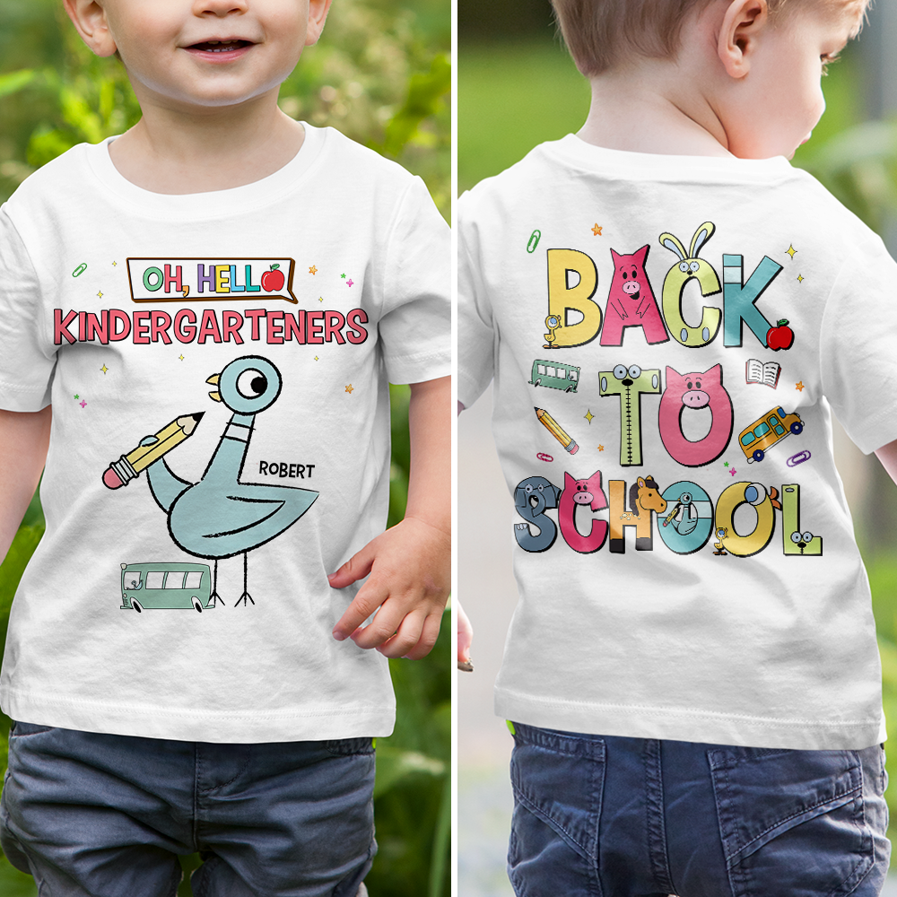 Back To School Kid Shirt - Personalized Gifts For Kid 01HUPU120725-Homacus