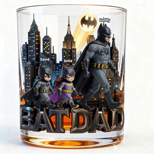 Like a Normal Dad But Cooler Round Glass - Personalized Gifts For Dad 04OHQN190526-Homacus