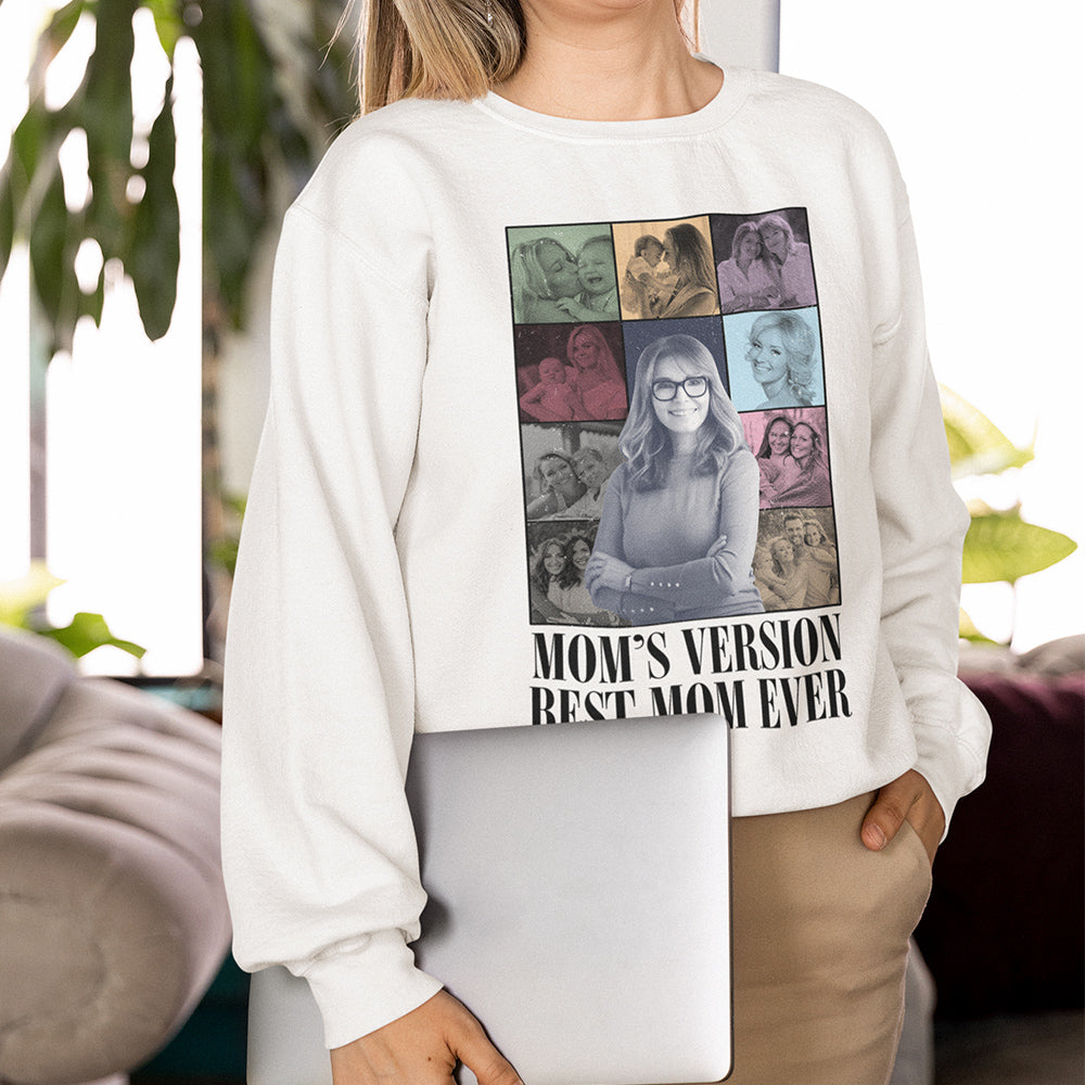 Custom Photo Gifts For Mom Shirt Mom's Version Best Mom Ever 031HUTN290124 Mother's Day Gifts-Homacus