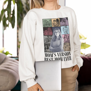 Custom Photo Gifts For Mom Shirt Mom's Version Best Mom Ever 031HUTN290124-Homacus