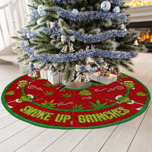 Christmas Gift For Smoking Lovers Quilted Tree Skirt 02todt110925-Homacus