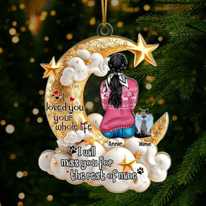 Personalized Christmas Gifts For Cat Lovers Acrylic Ornament 05HULU231024TM-Homacus