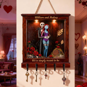 Meant To Be Couple Acrylic Key Hanger - Personalized Gifts For Couple 04tgmg231225-Homacus