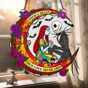 True Love Suncatcher Ornament Personalized Gifts For Couple 04HUDT120825-Homacus