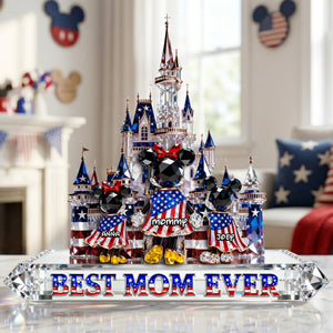 Best Mom Ever Acrylic Plaque - Personalized Gifts For Mom 03OHLU240326-Homacus
