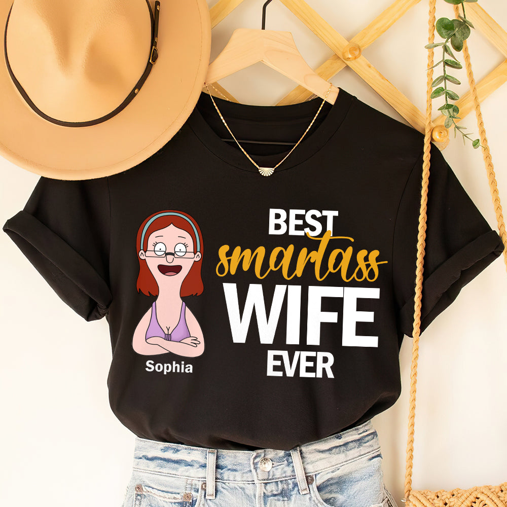 Personalized Gifts For Wife Shirt Funny Best Wife Ever 02OHDT190325HG-Homacus