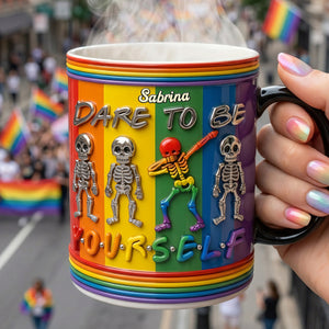 Proud To Be Yourself Magic Coffee Mug - Personalized Gifts For LGBT+ Pride 02PATA210526-Homacus