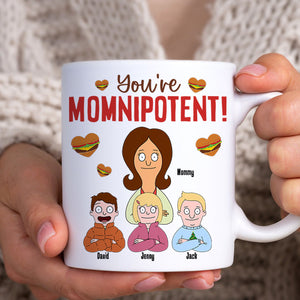 Personalized Gifts For Mom Coffee Mug 02natn120225hg You're Momnipotent-Homacus