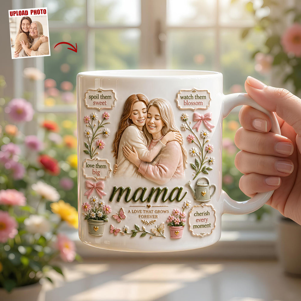 Custom Photo Mom and Daughter Coffee Mug - Gifts For Mom 05todt230426-Homacus