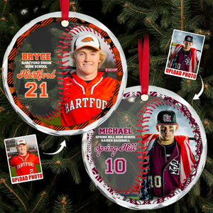 Custom Photo Gifts For Baseball Lovers Christmas Ornament 04ACDT081024-Homacus