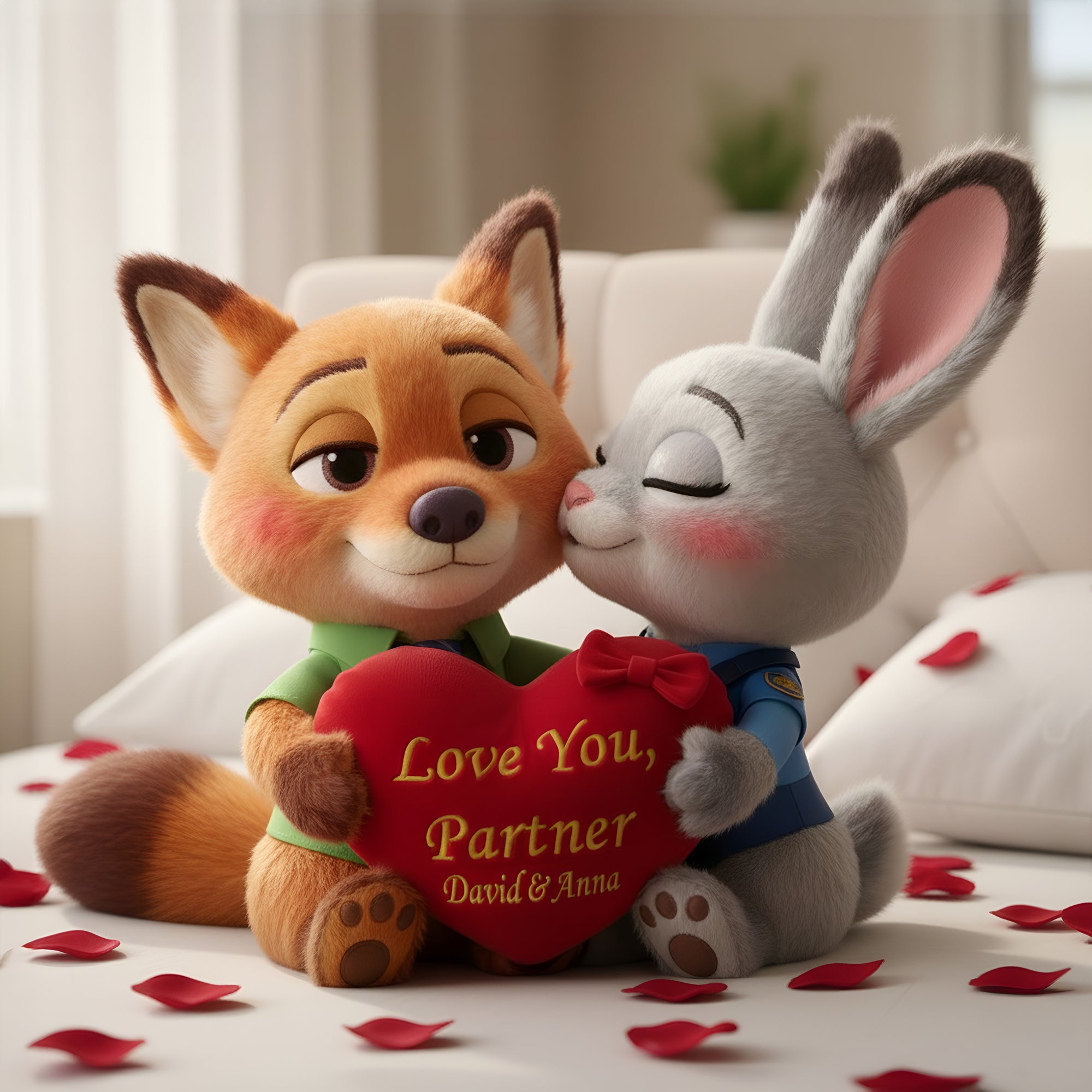 Coworker Couple Pillow - Personalized Gifts For Couple Pillow 02PGLU081225-Homacus