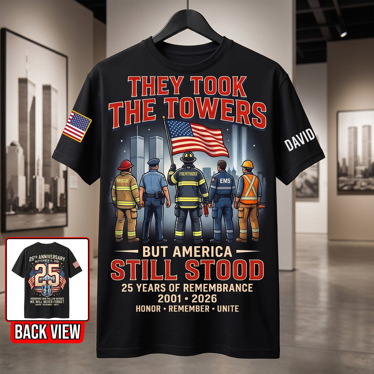 25 Years Of Remembrance Shirt - Personalized Memorial Gifts 07TYQN300726-Homacus