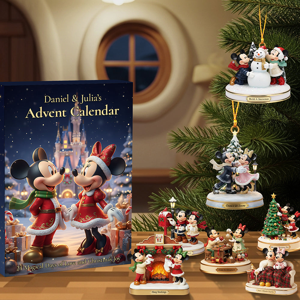 Couple Christmas Activities Advent Calendar Custom Acrylic Blindbox - Personalized Gift For Christmas 04pgta221025-Homacus