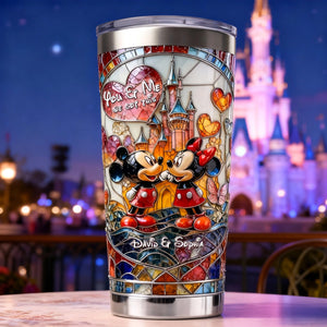 Classic Sweetheart Couple Tumbler - Personalized Gift For Couples 03TOTN160126-Homacus