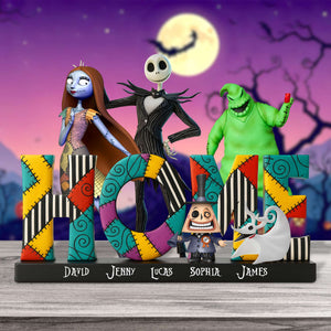 The Spooky Family Acrylic Plaque - Personalized Gifts For Family 01OHTN300525-Homacus